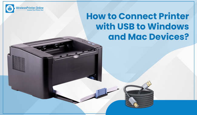 connect printer with USB